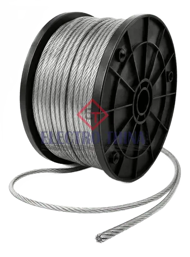 Cable de acero rigido 7 hilos