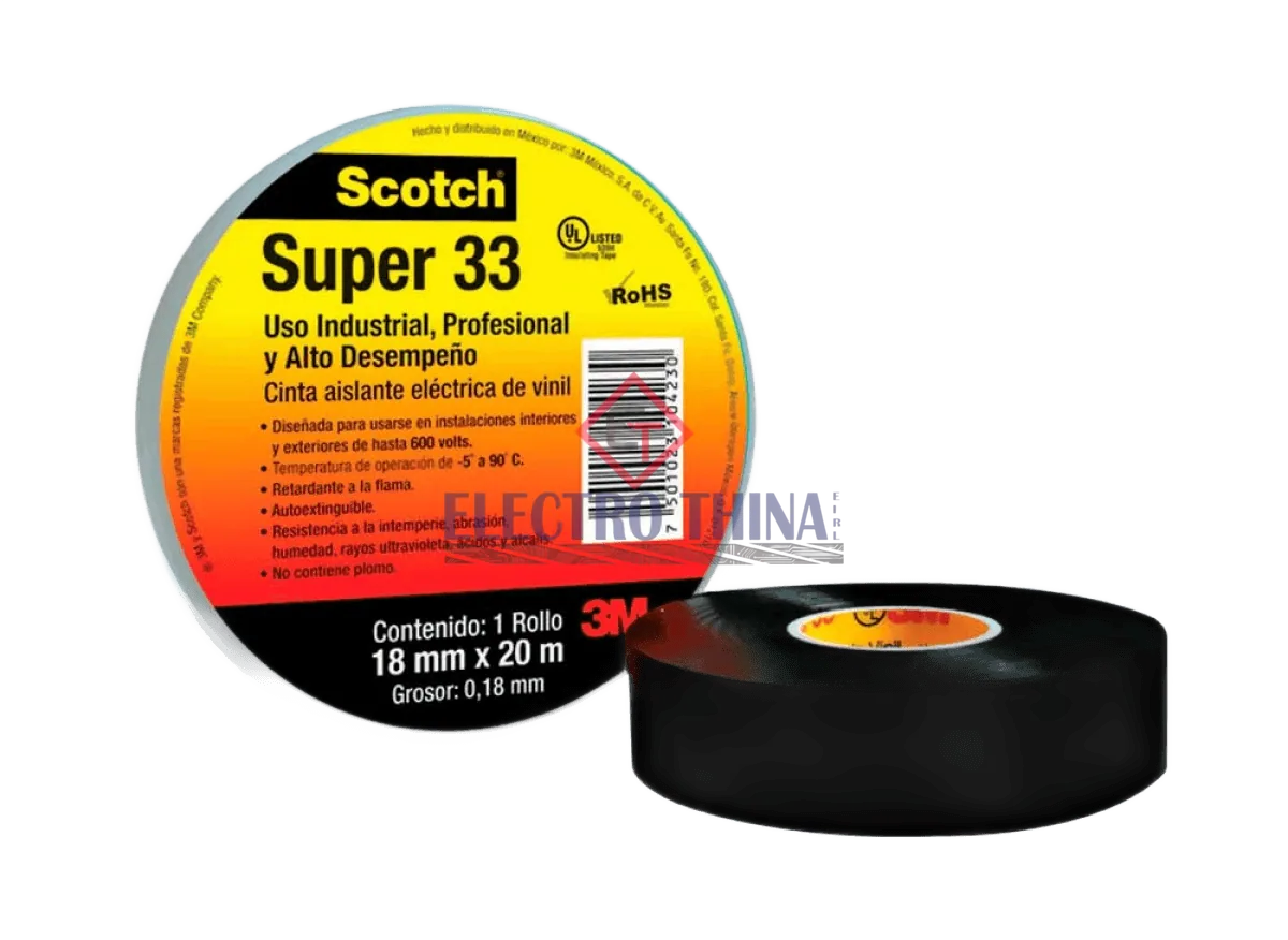 Cinta aislante super 33
