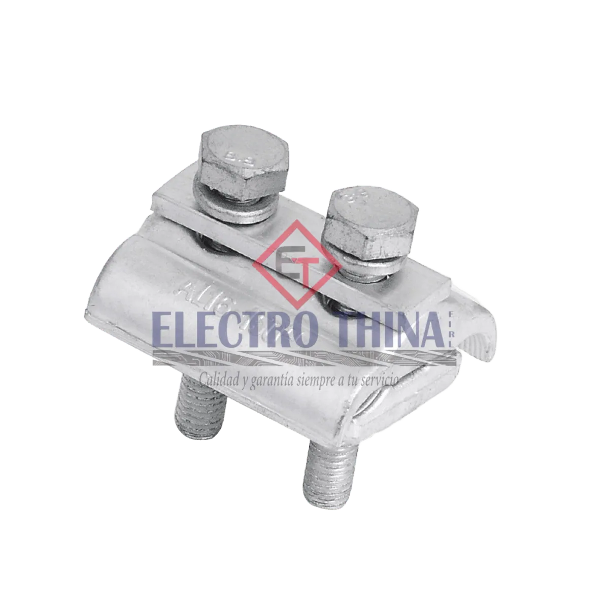 Conector doble vía de aluminio de 2 pernos 50-120 mm²