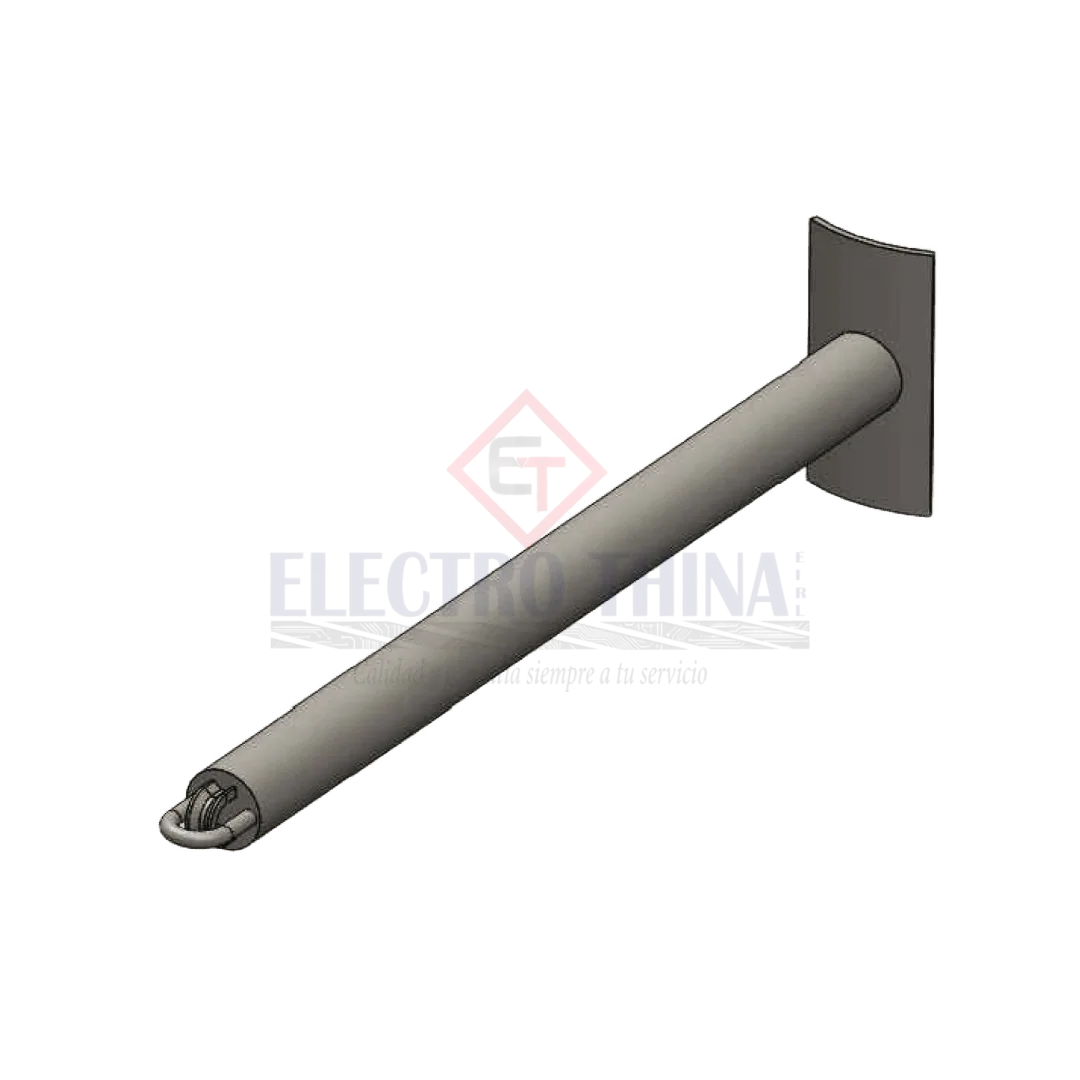Contrapunta de Acero Galvanizado con Plancha y Perno 1 1/2" x 0.40 m, 1 1/2" x 0.60 m y 1 1/2" x 0.80 m