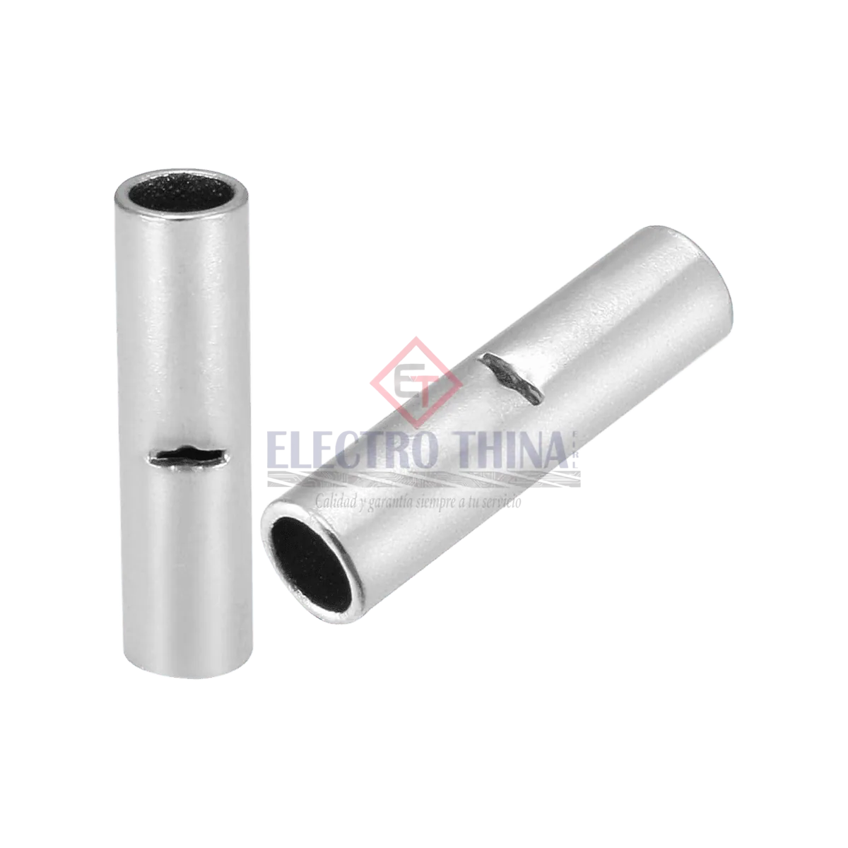 Empalme de aluminio de 25 mm² para conductores eléctricos