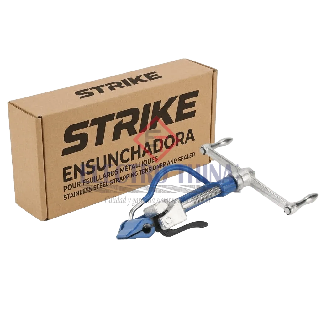 Enzunchadora para Fleje de Acero Inoxidable