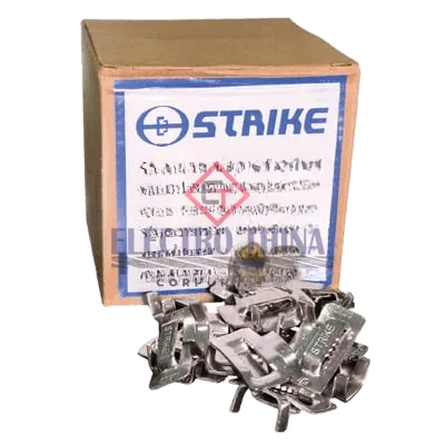 Hebilla Strike de acero inoxidable para fleje 1/2 , 3/4 y 5/8
