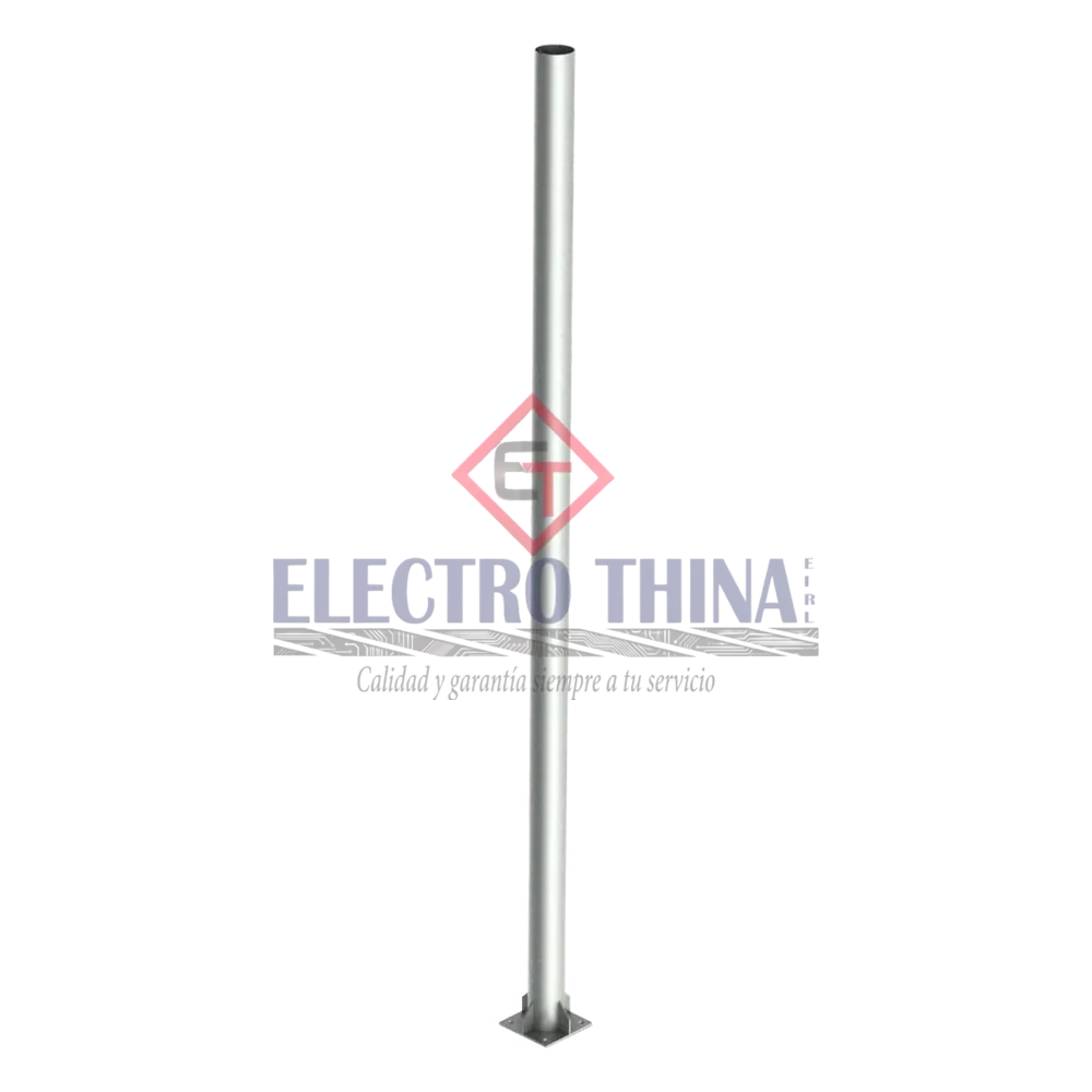 Mástil de fierro galvanizado de 3/4 y 1 pulgada