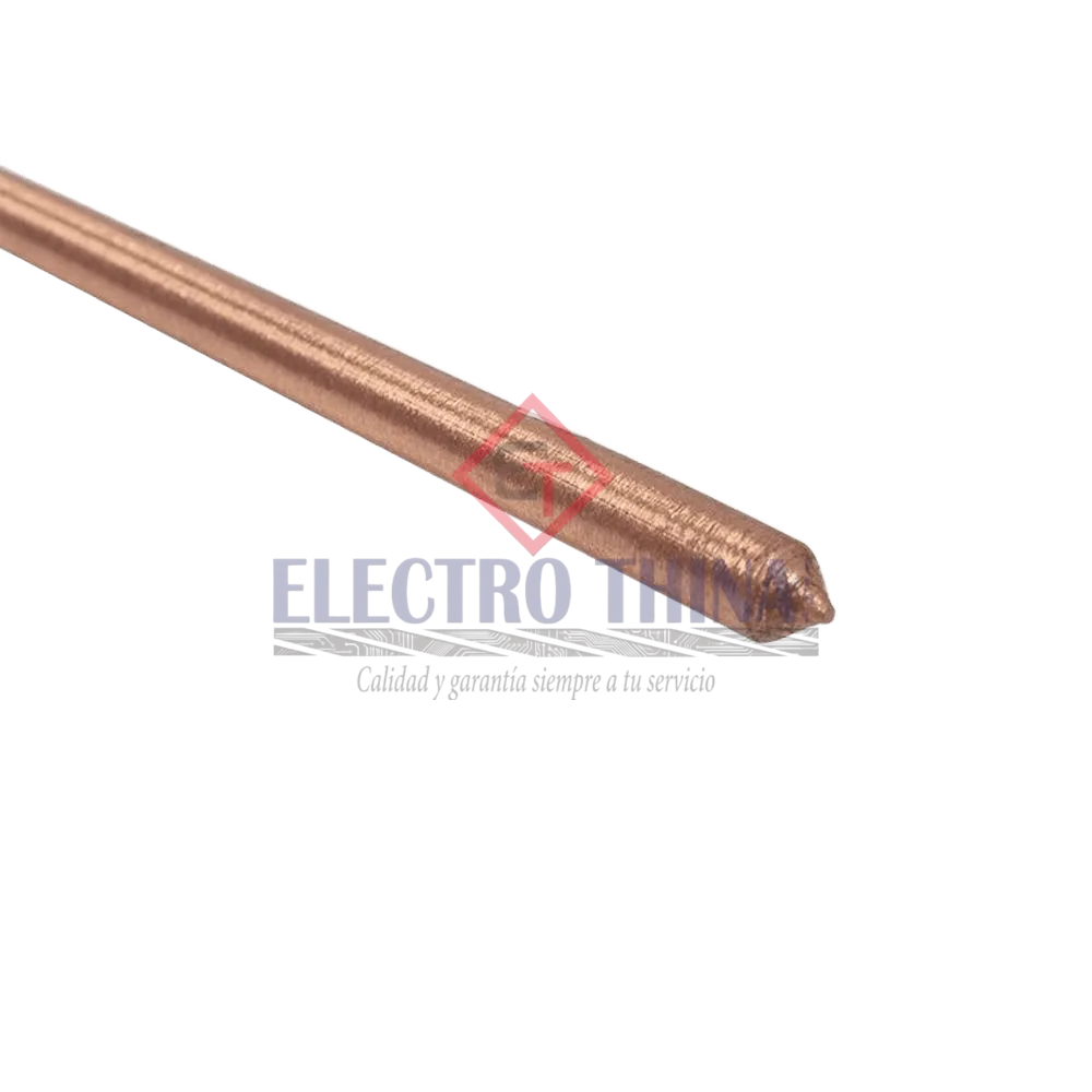 Varilla Copperweld de 2,40 m para puesta a tierra